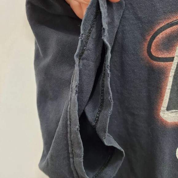 Y2K Game On Retro Nintendo Controller Heavy Distressed Graphic Tee T-shirt L - Picture 4 of 6